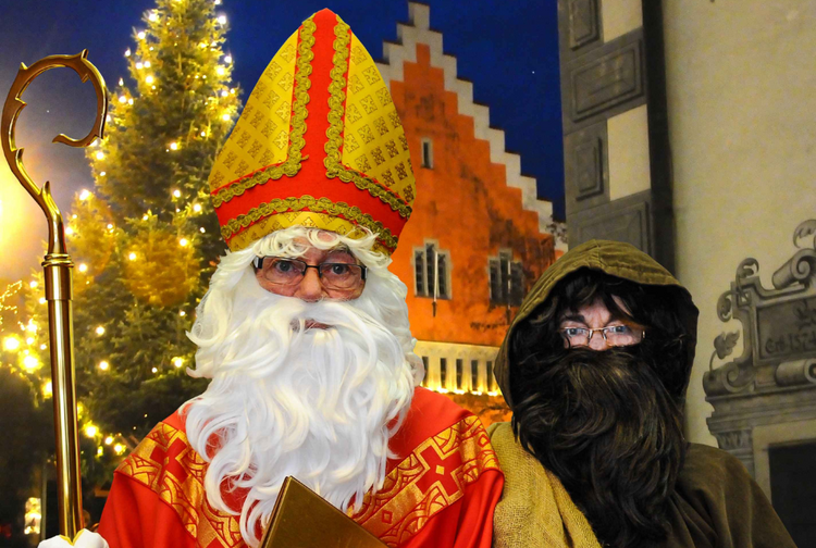 Nikolaus Bischof Nikolaus und Knecht Rupprecht